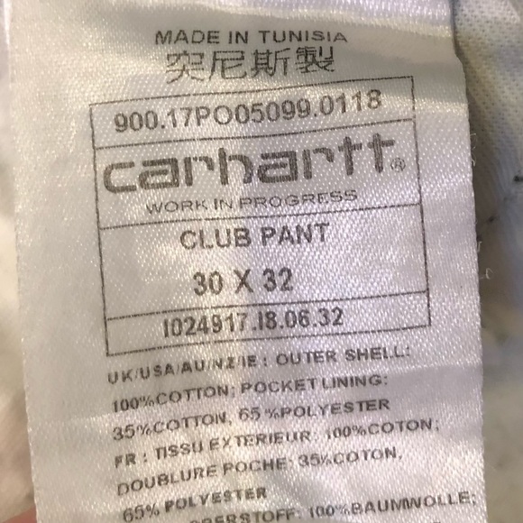 Carhartt WIP Club Pant • Durango blacksmith rinsed - Picture 5 of 7